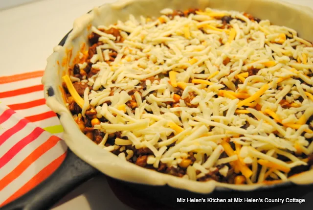 Mexican Skillet Pie at Miz Helen's Country Cottage