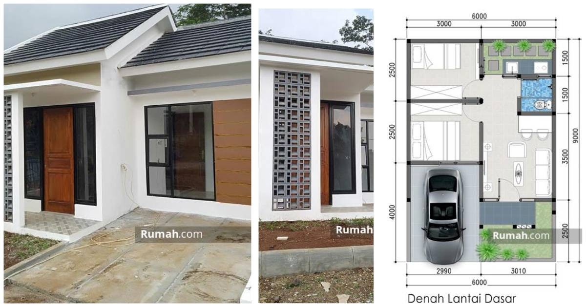 Rumah Minimalis ukuran 6x9 meter - DESAIN RUMAH MINIMALIS