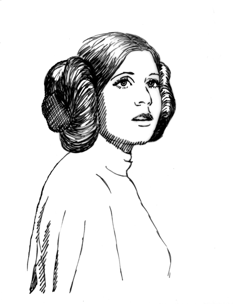 Star Wars Leia Coloring Pages 2