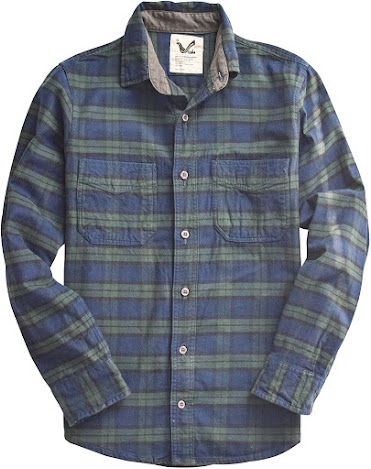 Vintage Plaid Flannel Shirts For Men