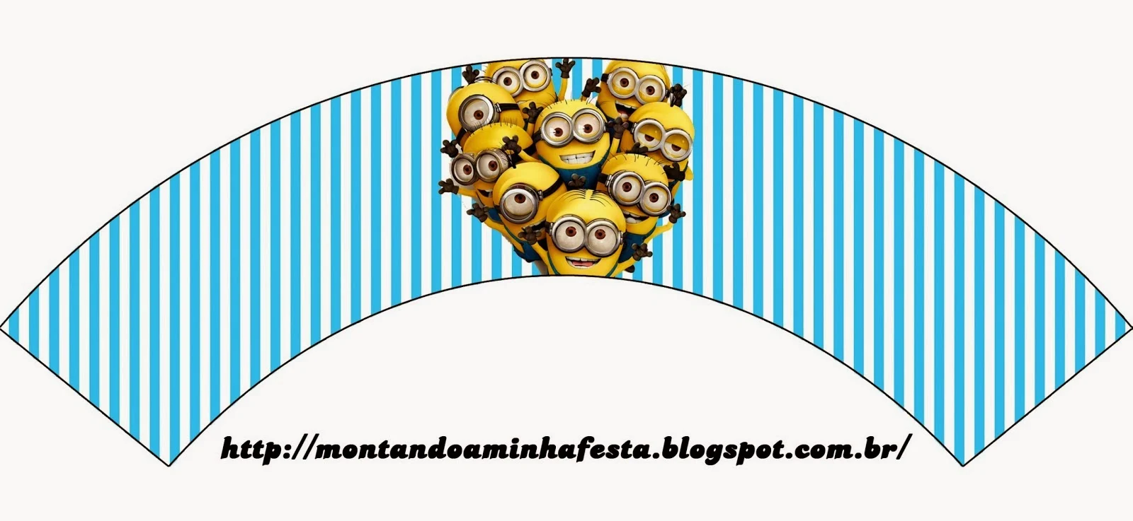 Wrappers para cupcakes de los Minions.