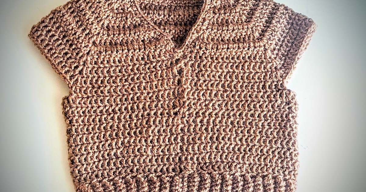 Crochet Sleeveless Sweater