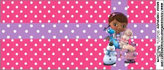 Doc McStuffins Free Printable Candy Bar Labels.