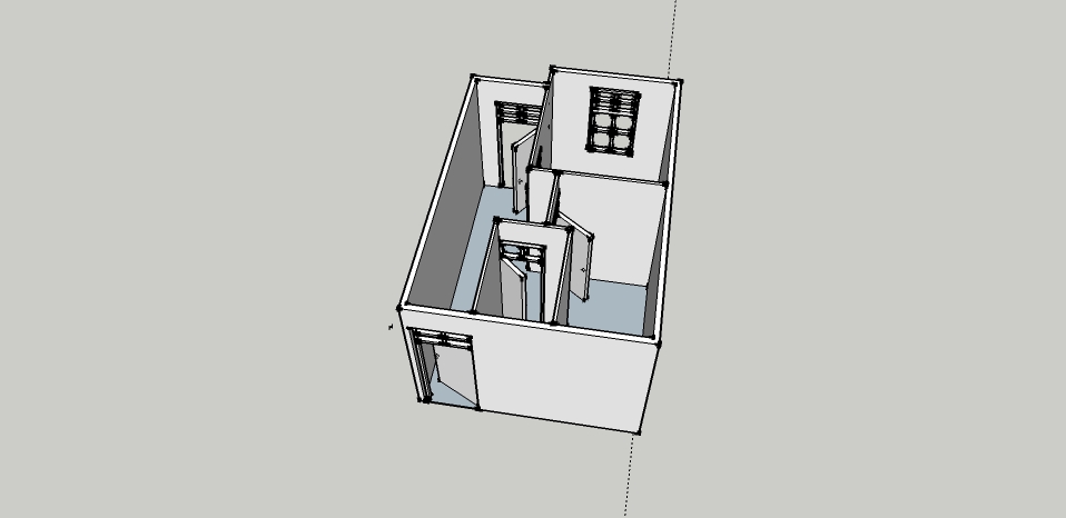 Gambar Jojo Desain Rumah  Kontrakan Tampak Belakang Ukuran  