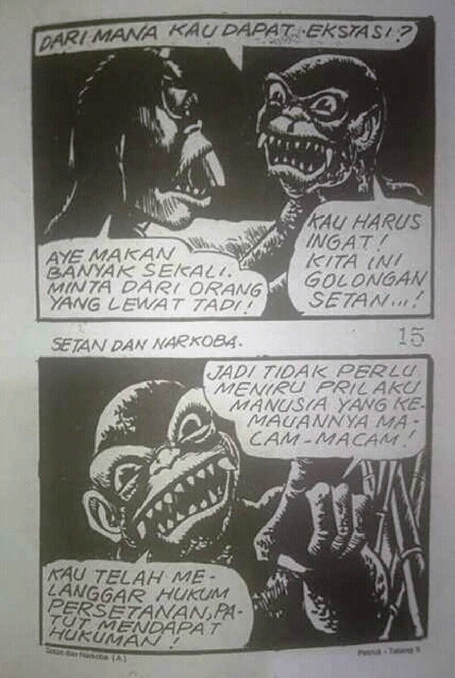 Komik Jadul Petruk Gareng: Setan dan Narkoba