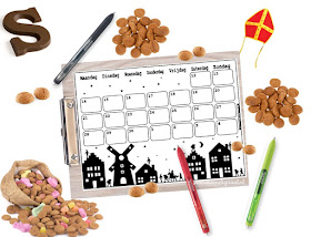 Sinterklaas aftelkalender, schoen zet kalender, kalender sinterklaas, kalender schoenzetten, gratis kalender sinterklaas, gratis sinterklaas printable, kalender voor sinterklaas