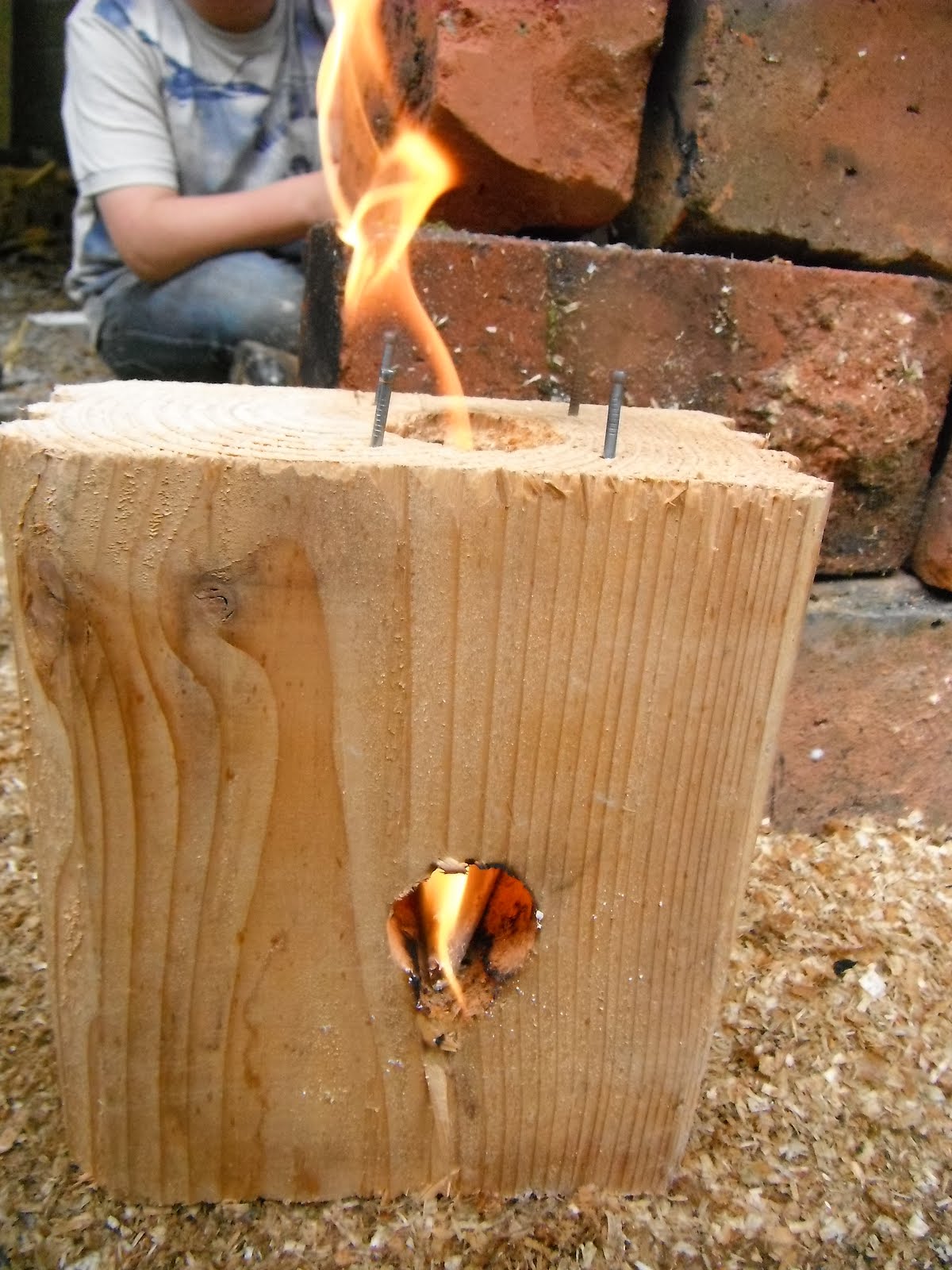 Wood-Burning Rocket Stove