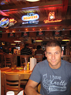 The Birthday Boy, Chad, at Hooters Casino.