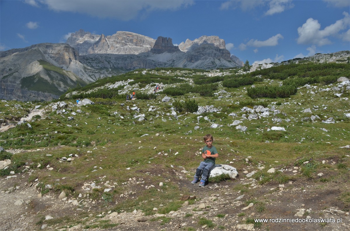 Tre Cime di Lavaredo z dziećmi