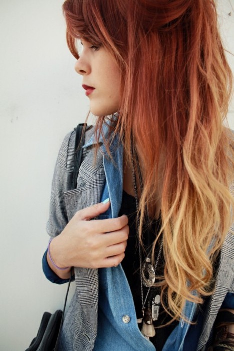 Dip Dye Hairstyle