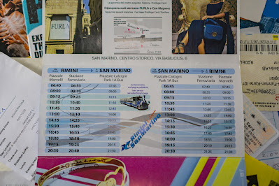 jadwal bus Rimini-San Marino