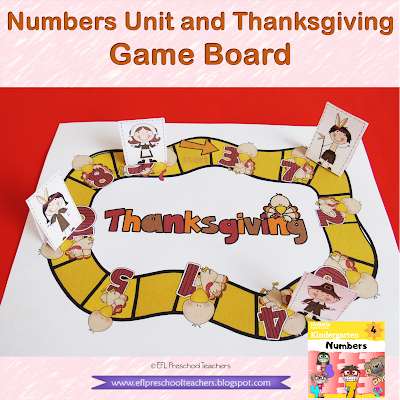 Thanksgiving game board