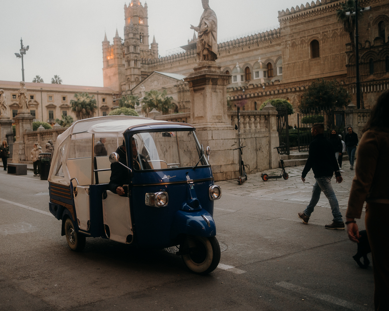 the streets of palermo sicily liquid grain