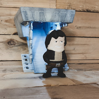 Han Solo 3D printed diorama