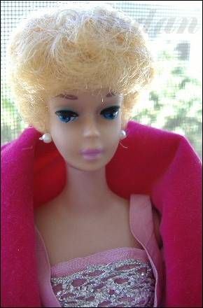 White Ginger Barbie doll