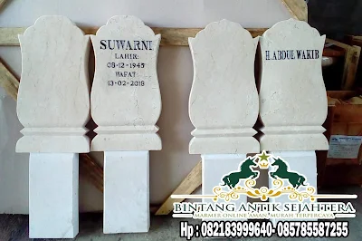 Jual Patok Nisan Marmer | Harga Nisan Makam