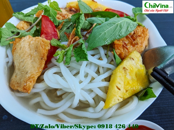 Bánh canh chả cá basa Chavina chiên