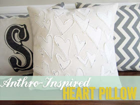 Free sewing tutorial for Anthro inspired pillow