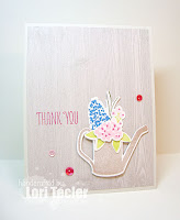 Fresh Cut Floral Thank You card-designed by Lori Tecler/Inking Aloud stamps and dies from WPlus9