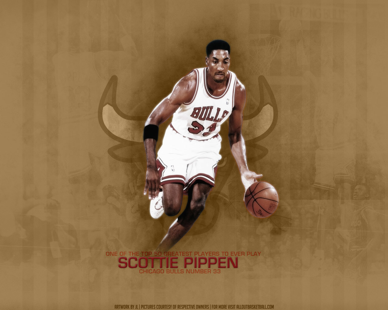 Scottie Pippen NBA Best wallpapers | NBA Wallpapers, Basket Ball ...