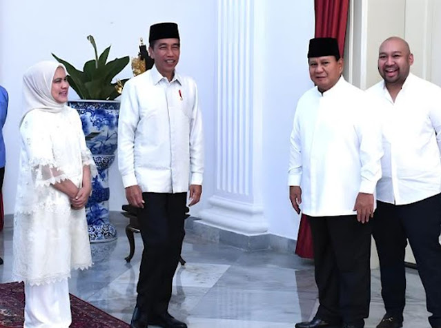 Hari Kedua Lebaran, Begini Momen Hangat Prabowo Sarapan Bareng Jokowi di Istana Negara
