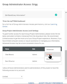 FTDNA project access