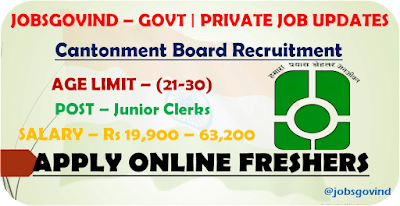 Cantonment Board Recruitment 2023