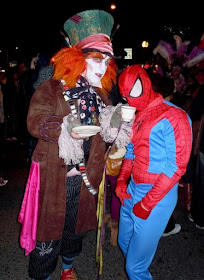 Alice in Wonderland Mad Hatter costume West Hollywood Halloween