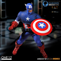 Mezco San Diego Comic-Con 2016 Exclusive ONE 12 COLLECTIVE Marvel Comics Captain America Deluxe Classic Version Figure