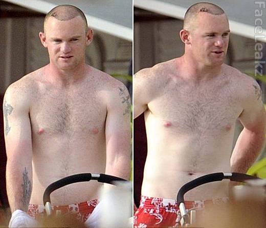 rambut baru wayne Rooney