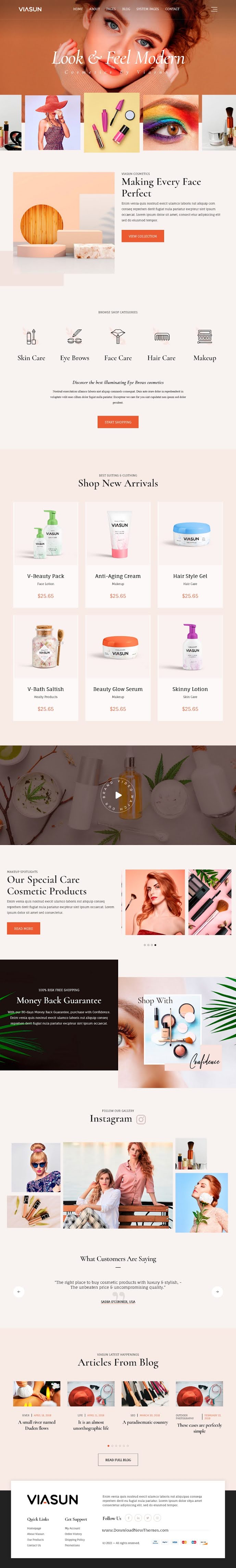 Viasun - Single Product Line HubSpot Theme