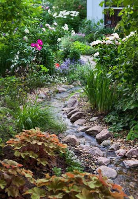 backyard garden small water