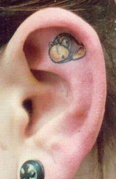 tattoos behind ear