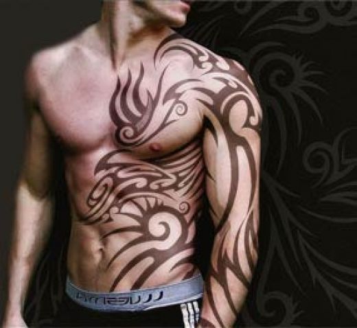 tribal tattoos for men on chest. Tattoo Designs For Men Chest.