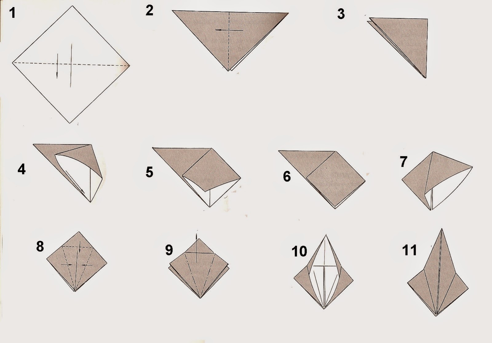 Cara Membuat Burung  dari  Kertas  Origami  IBoxe