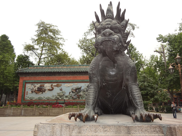 Dragón en el templo de los ancestros de Foshan
