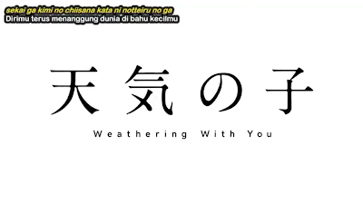 Tenki no Ko : Weathering With You