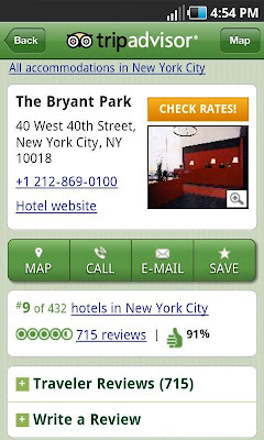 TripAdvisor android app