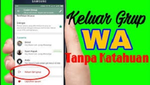 Cara Keluar Dari Grup Whatsapp