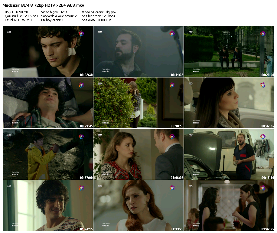 Medcezir 8.Bölüm (08.11.2013) 720p HD Tek Link Dizi İndir