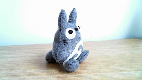 How to Make a Totoro Plushie from felt tutorial