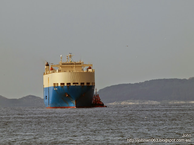 fotos de barcos, imagenes de barcos, Ro-Ro, grand race, vehicles carrier, bouzas, vigo