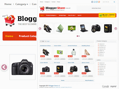 Download Store blogger template