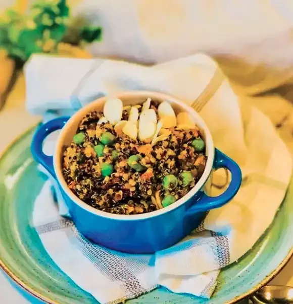 Receita Risoto de quinoa