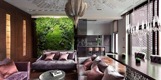 living wall in the interior