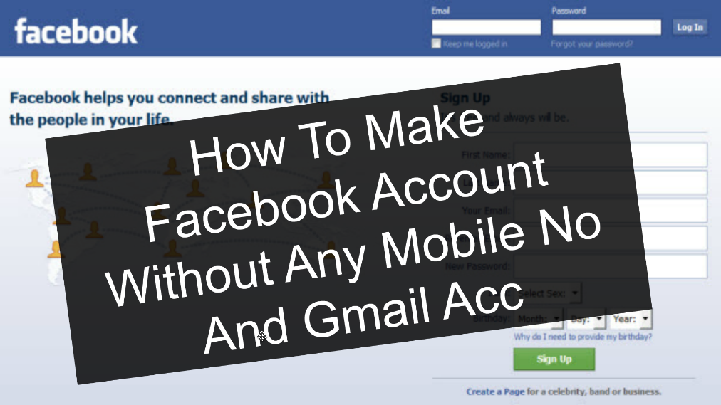 Techno Mantra How To Make Facebook Account Without Any Mobile No And Gmail Acc