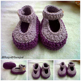 Rajut Merajut by Norika Ayu Dewi: Crochet Baby Booties for 