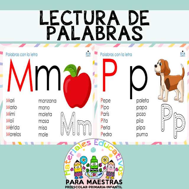 material-apoyo-inicio-lectura-leer-palabras