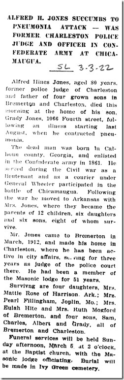 A, JONES FULL OBITUARY