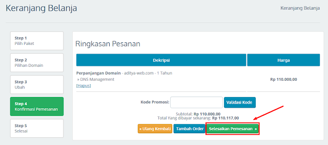 Cara Perpanjang Sewa Domain di Idwebhost